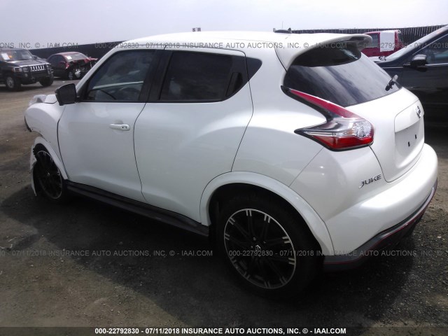 JN8DF5MR4FT200039 - 2015 NISSAN JUKE NISMO RS WHITE photo 3