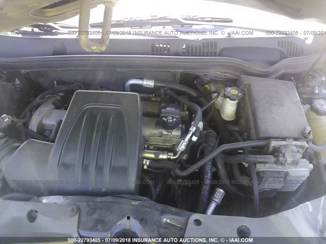 1G2AS18H197161240 - 2009 PONTIAC G5 BLACK photo 10