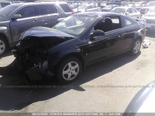 1G2AS18H197161240 - 2009 PONTIAC G5 BLACK photo 2
