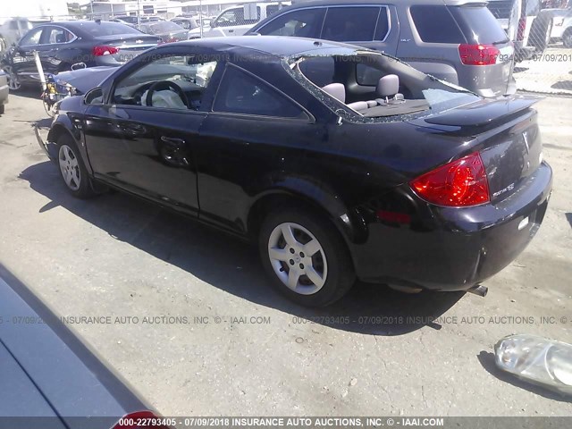 1G2AS18H197161240 - 2009 PONTIAC G5 BLACK photo 3