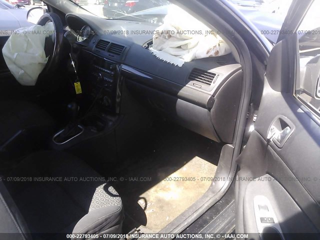 1G2AS18H197161240 - 2009 PONTIAC G5 BLACK photo 5