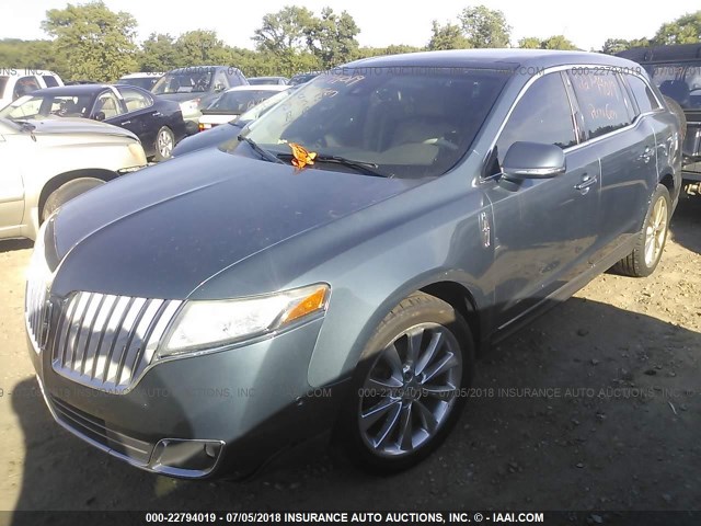 2LMHJ5ATXABJ06025 - 2010 LINCOLN MKT TEAL photo 2