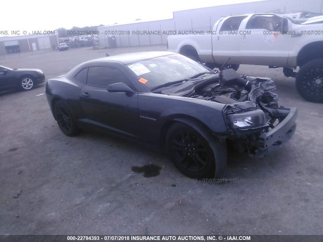 2G1FA1E32E9222254 - 2014 CHEVROLET CAMARO LS GRAY photo 1