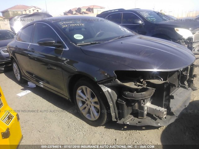 1C3CCCAB0GN128746 - 2016 CHRYSLER 200 LIMITED GRAY photo 1