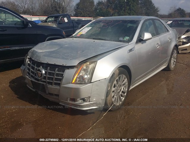 1G6DM5E36D0101087 - 2013 CADILLAC CTS PERFORMANCE COLLECTION SILVER photo 2