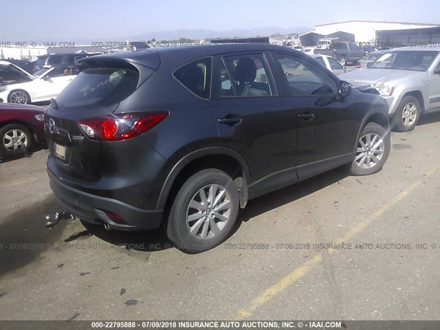 JM3KE4BY4F0499759 - 2015 MAZDA CX-5 SPORT BLACK photo 4