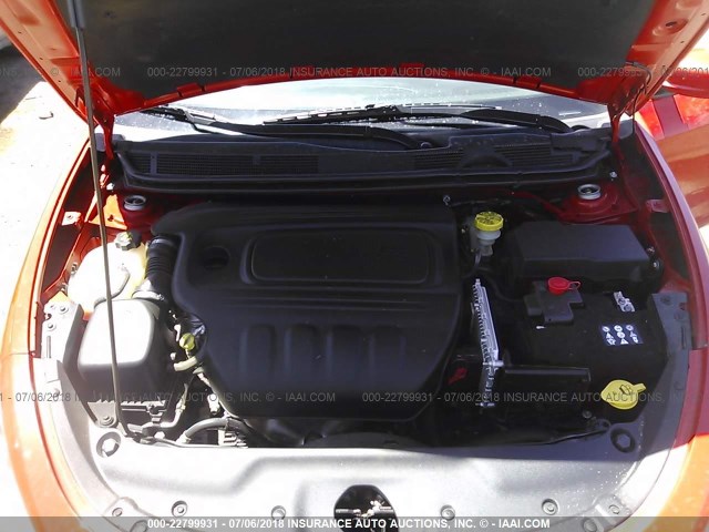 1C3CDFBA9GD694480 - 2016 DODGE DART SXT RED photo 10