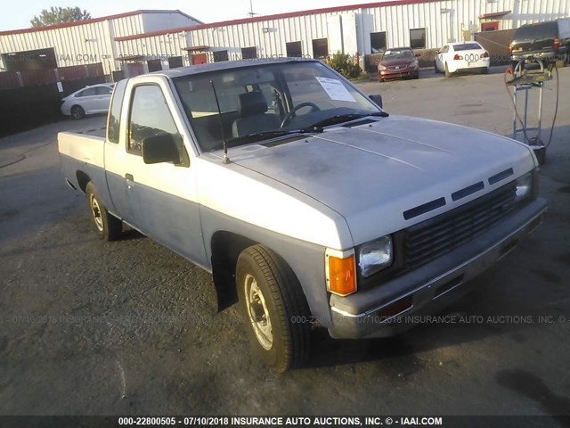 1N6ND16S4HC376877 - 1987 NISSAN D21 KING CAB BLUE photo 1