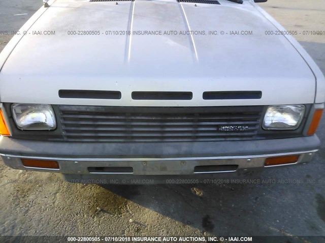 1N6ND16S4HC376877 - 1987 NISSAN D21 KING CAB BLUE photo 6