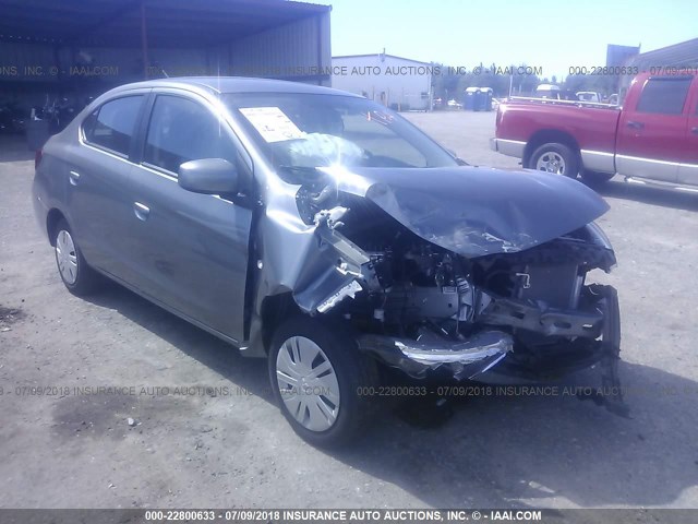 ML32F3FJXJHF08901 - 2018 MITSUBISHI MIRAGE G4 ES ნაცრისფერი ფოტო 1