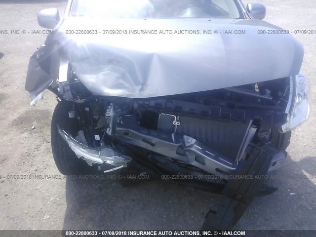 ML32F3FJXJHF08901 - 2018 MITSUBISHI MIRAGE G4 ES ნაცრისფერი ფოტო 6