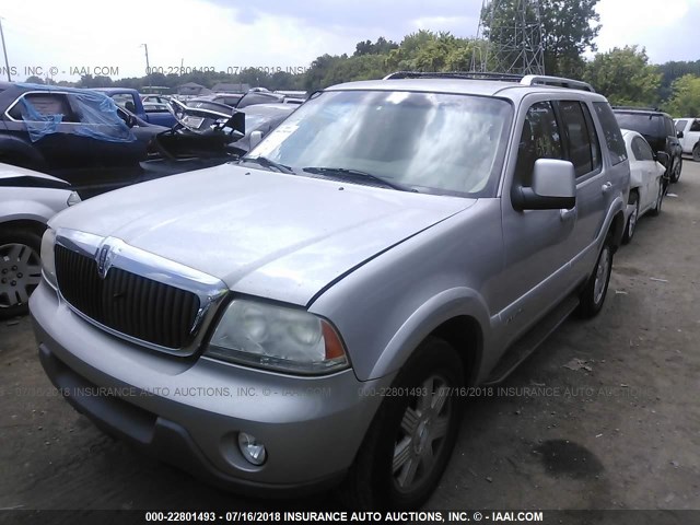 5LMEU88H23ZJ48467 - 2003 LINCOLN AVIATOR 银色 照片 2