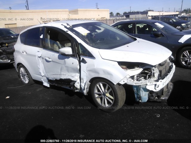 1FADP5BU6DL532874 - 2013 FORD C-MAX SEL WHITE photo 1