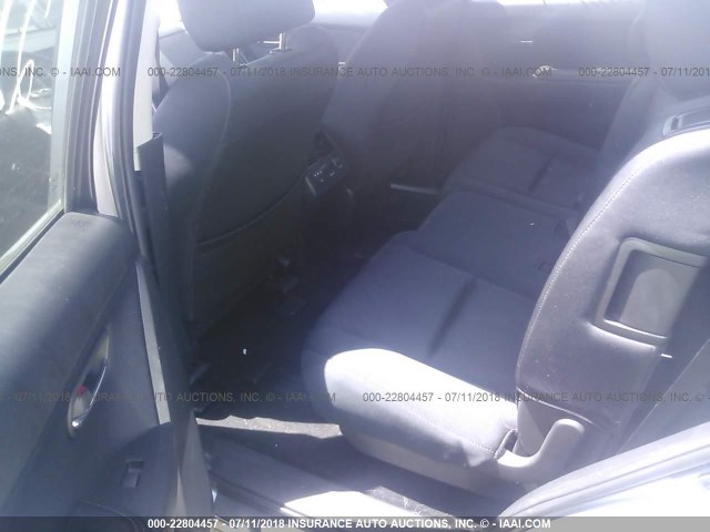 JM3TB2BA5B0301608 - 2011 MAZDA CX-9 SILVER photo 8