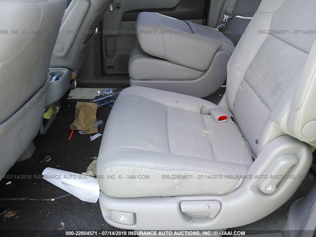 5FNRL5H64EB061378 - 2014 HONDA ODYSSEY EXL BLUE photo 8