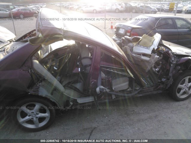 5NPEU46F67H200021 - 2007 HYUNDAI SONATA SE/LIMITED BURGUNDY photo 6