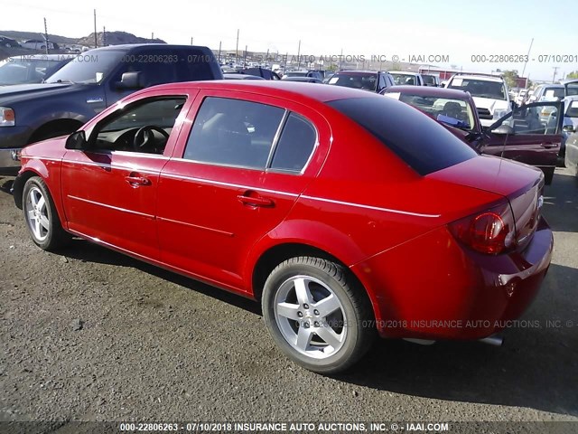 1G1AF5F59A7218524 - 2010 CHEVROLET COBALT 2LT RED photo 3