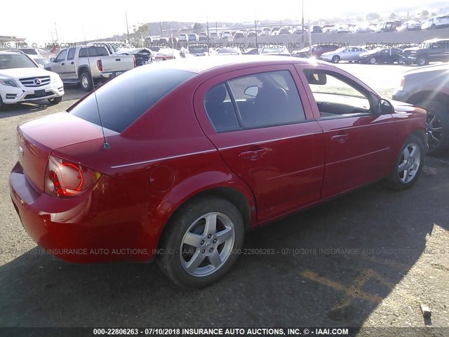 1G1AF5F59A7218524 - 2010 CHEVROLET COBALT 2LT RED photo 4