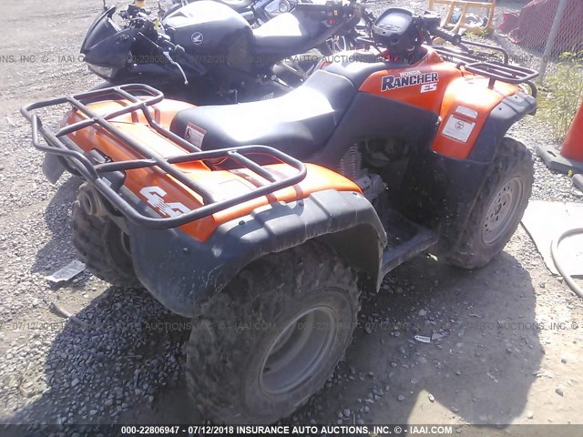 478TE25443A309354 - 2003 HONDA TRX350 FE ORANGE photo 4