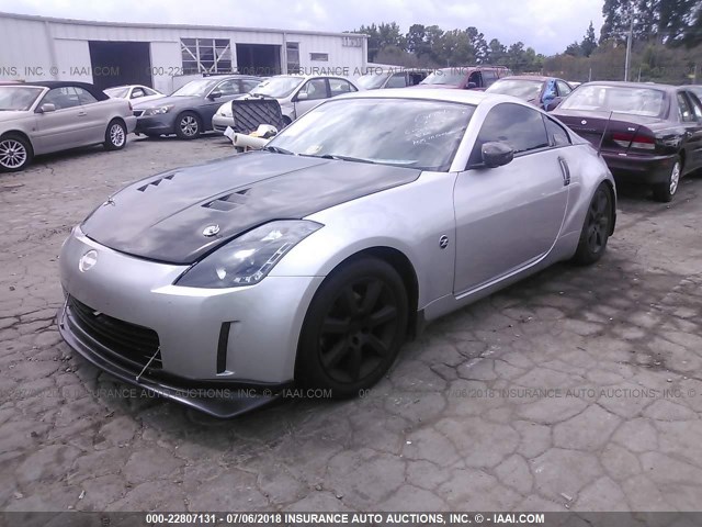 JN1AZ34D34M102256 - 2004 NISSAN 350Z COUPE GRAY photo 2