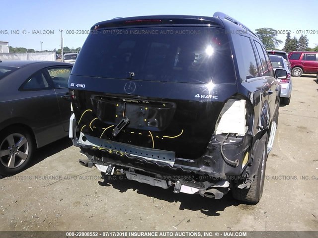 4JGBF7BE7AA550389 - 2010 MERCEDES-BENZ GL 450 4MATIC BLACK photo 6