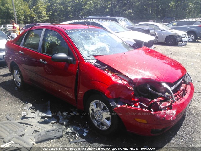 1FAFP34N67W236355 - 2007 FORD FOCUS ZX4/S/SE/SES RED photo 1