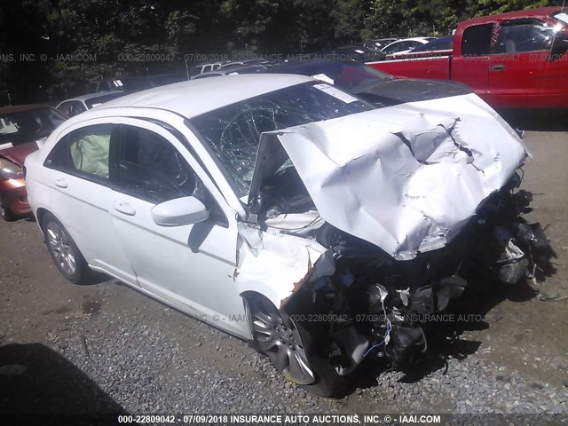 1C3CCBAG8DN591350 - 2013 CHRYSLER 200 LX WHITE photo 1