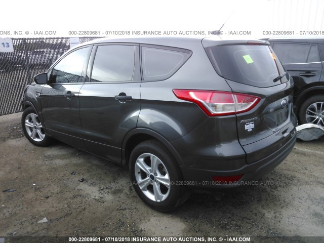 1FMCU0F7XGUB47074 - 2016 FORD ESCAPE S GRAY photo 3