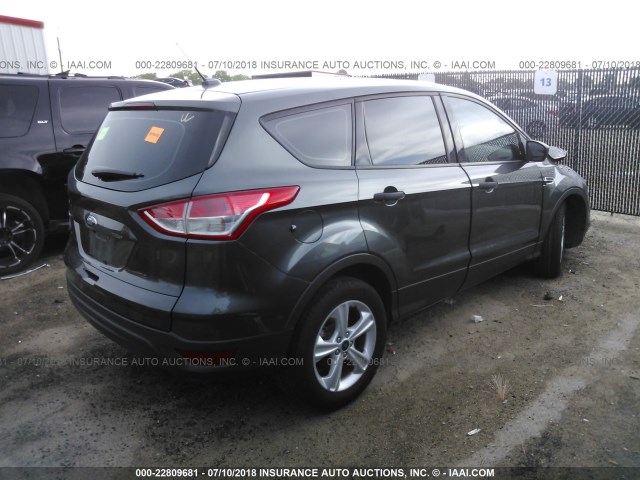 1FMCU0F7XGUB47074 - 2016 FORD ESCAPE S GRAY photo 4