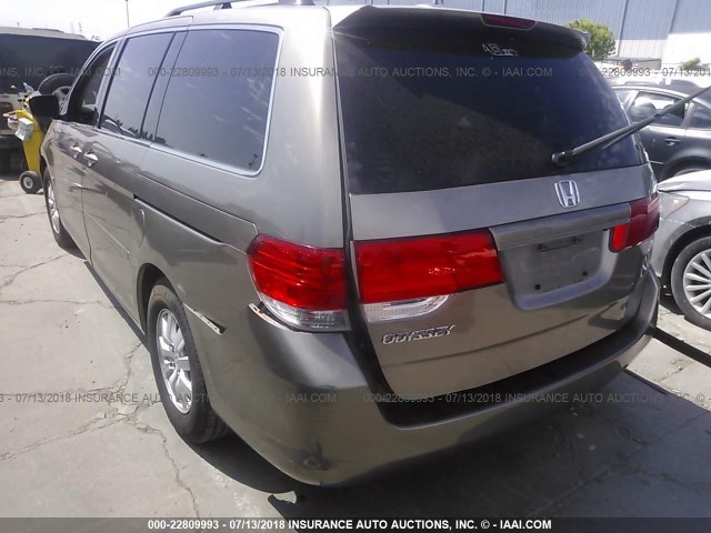 5FNRL3H74AB037377 - 2010 HONDA ODYSSEY EXL GOLD photo 3