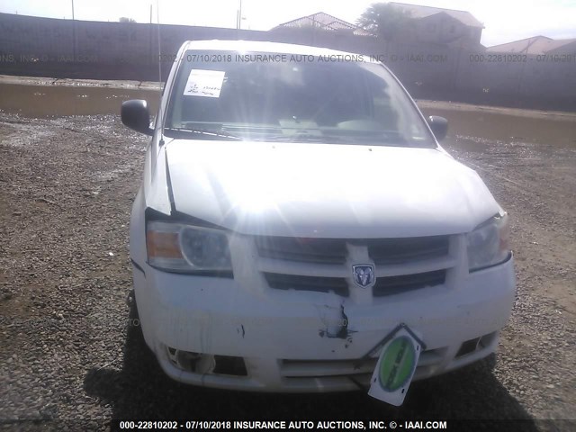 2D8HN44E59R666504 - 2009 DODGE GRAND CARAVAN SE WHITE photo 6