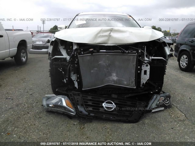 5N1DR2MM2HC664242 - 2017 NISSAN PATHFINDER S/SV/SL/PLATINUM WHITE photo 6