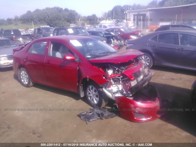 2T1BU4EE8AC278807 - 2010 TOYOTA COROLLA S/LE/XLE RED photo 1