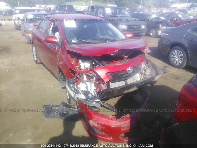 2T1BU4EE8AC278807 - 2010 TOYOTA COROLLA S/LE/XLE RED photo 6