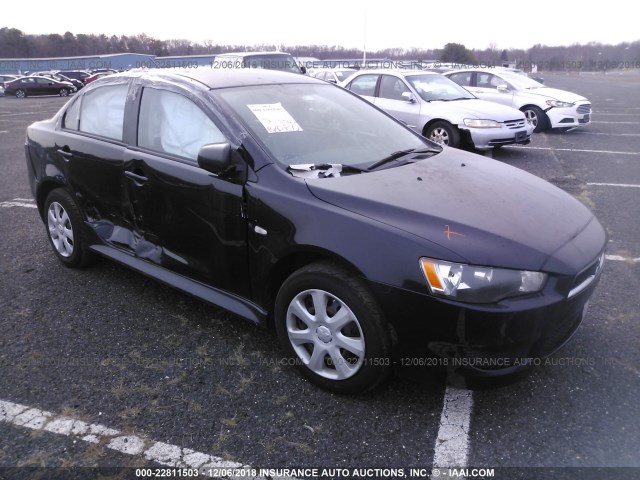 JA32U2FU4CU025790 - 2012 MITSUBISHI LANCER ES/ES SPORT BLACK photo 1