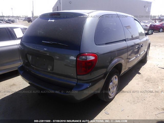 1D8GP24343B196657 - 2003 DODGE GRAND CARAVAN SE GRAY photo 4