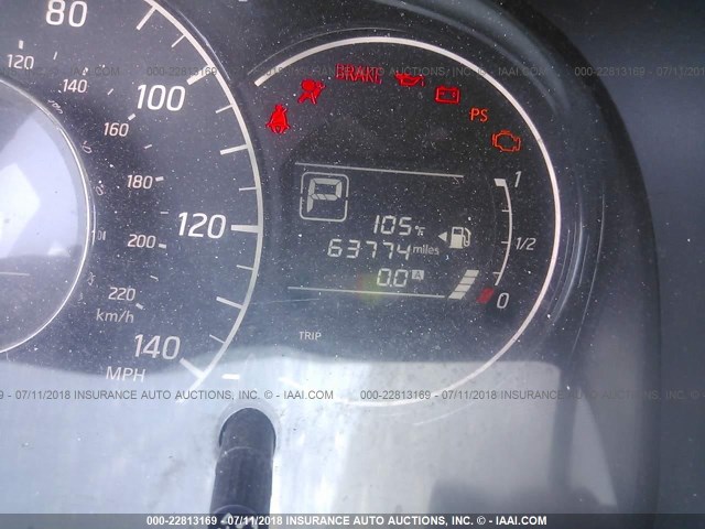 3N1CE2CP4FL421253 - 2015 NISSAN VERSA NOTE S/S PLUS/SV/SL/SR GRAY photo 7