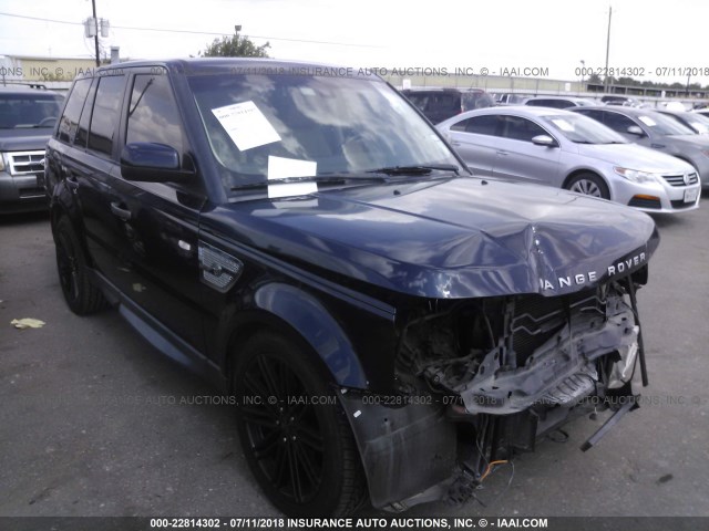 SALSK2D45AA227927 - 2010 LAND ROVER RANGE ROVER SPORT LUX BLACK photo 1