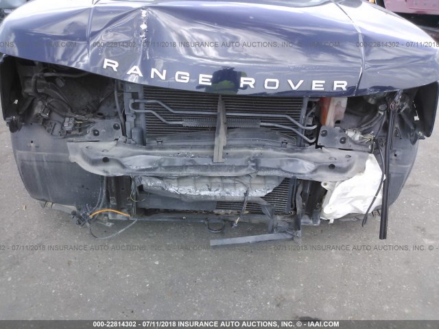 SALSK2D45AA227927 - 2010 LAND ROVER RANGE ROVER SPORT LUX BLACK photo 6