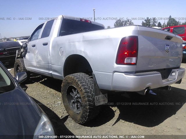 1C6RD7FT5CS342243 - 2012 DODGE RAM 1500 ST SILVER photo 3