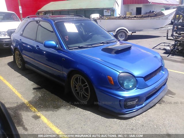 JF1GG29652G836173 - 2002 SUBARU IMPREZA WRX BLUE photo 1