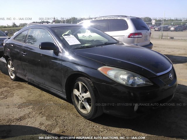 4T1CA38P26U089600 - 2006 TOYOTA CAMRY SOLARA SE/SLE BLACK photo 1