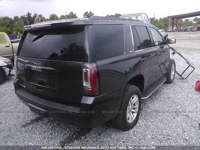 1GKS1AKC2FR682097 - 2015 GMC YUKON SLE GRAY photo 4