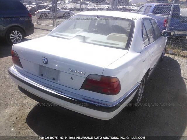 WBAGF6322SDH04631 - 1995 BMW 740 I AUTOMATIC WHITE photo 4