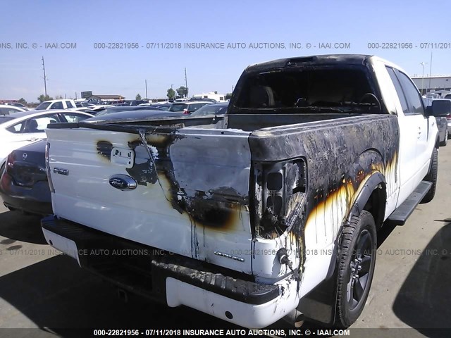 1FTFX1EF9EFA21359 - 2014 FORD F150 SUPER CAB WHITE photo 6