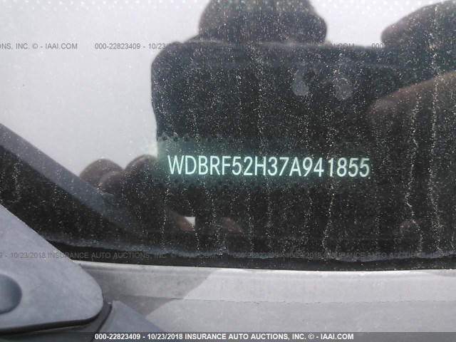 WDBRF52H37A941855 - 2007 MERCEDES-BENZ C 230 RED photo 9