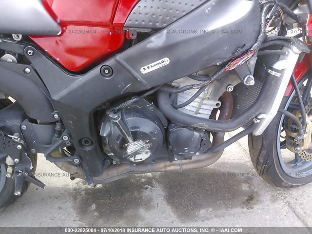 JKBZXJC186A047105 - 2006 KAWASAKI ZX636 C1 RED photo 8