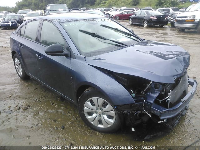 1G1PA5SH8E7187345 - 2014 CHEVROLET CRUZE LS BLUE photo 1