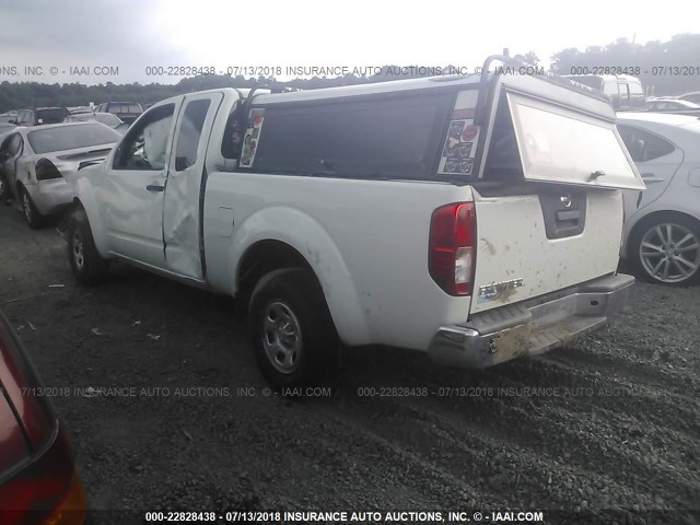 1N6BD0CT0DN728149 - 2013 NISSAN FRONTIER S/SV WHITE photo 3