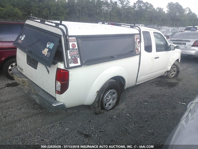 1N6BD0CT0DN728149 - 2013 NISSAN FRONTIER S/SV WHITE photo 4